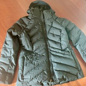 Black NORTHFACE WOMEN DOWN SNOW JACKET